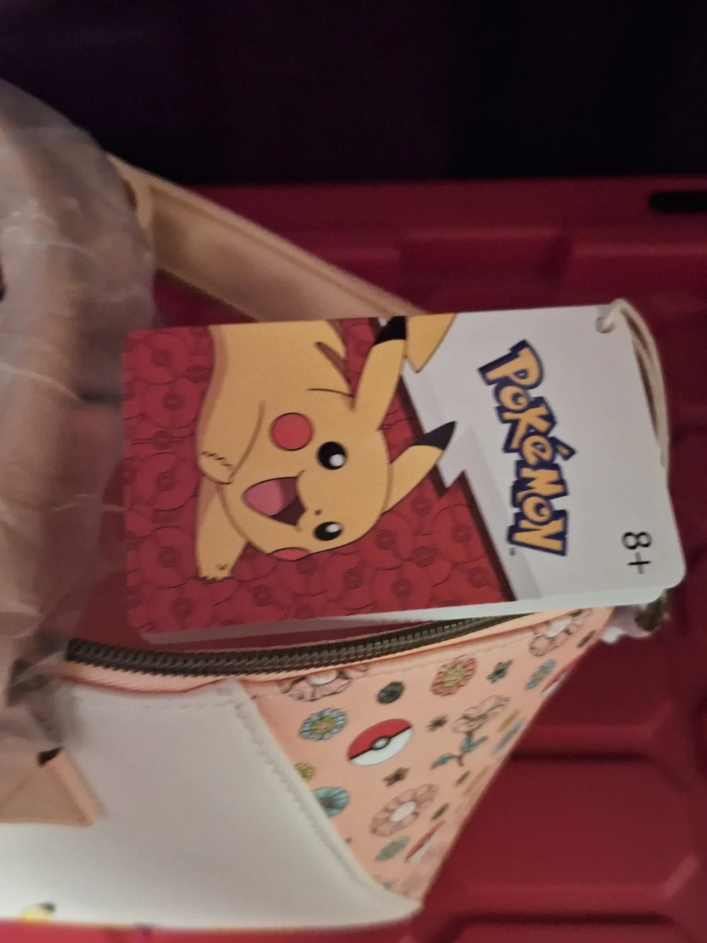 Loungefly Yellow Pikachu & Brown Eevee Floral Satchel